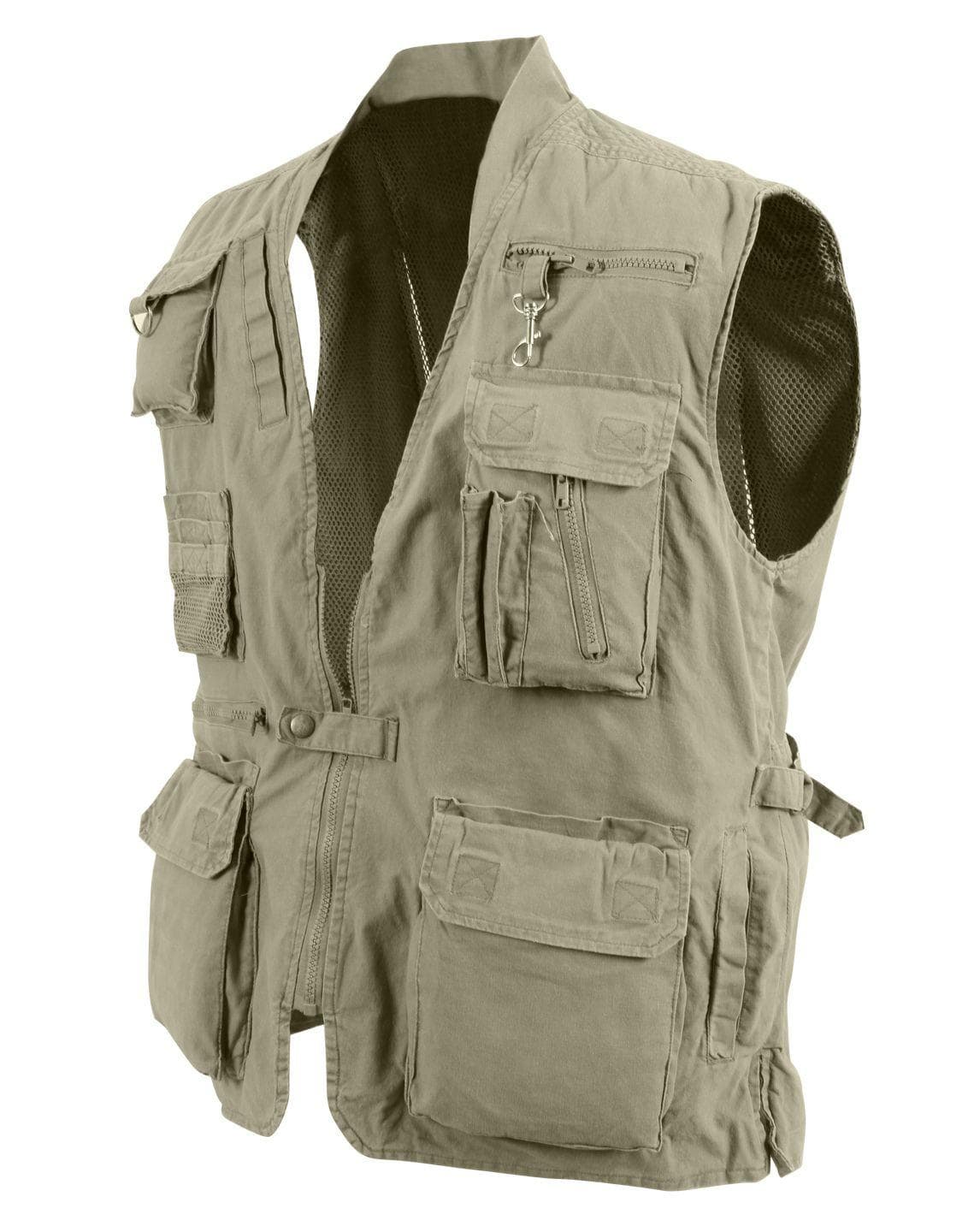 Rothco Deluxe Safari Vest Beige