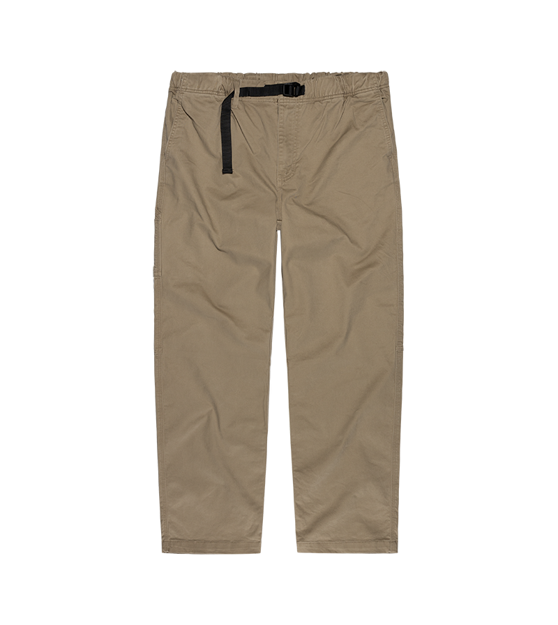 Vintage Industries Elmar Pants workwear-bukse i kraftig bomullstwill Beige
